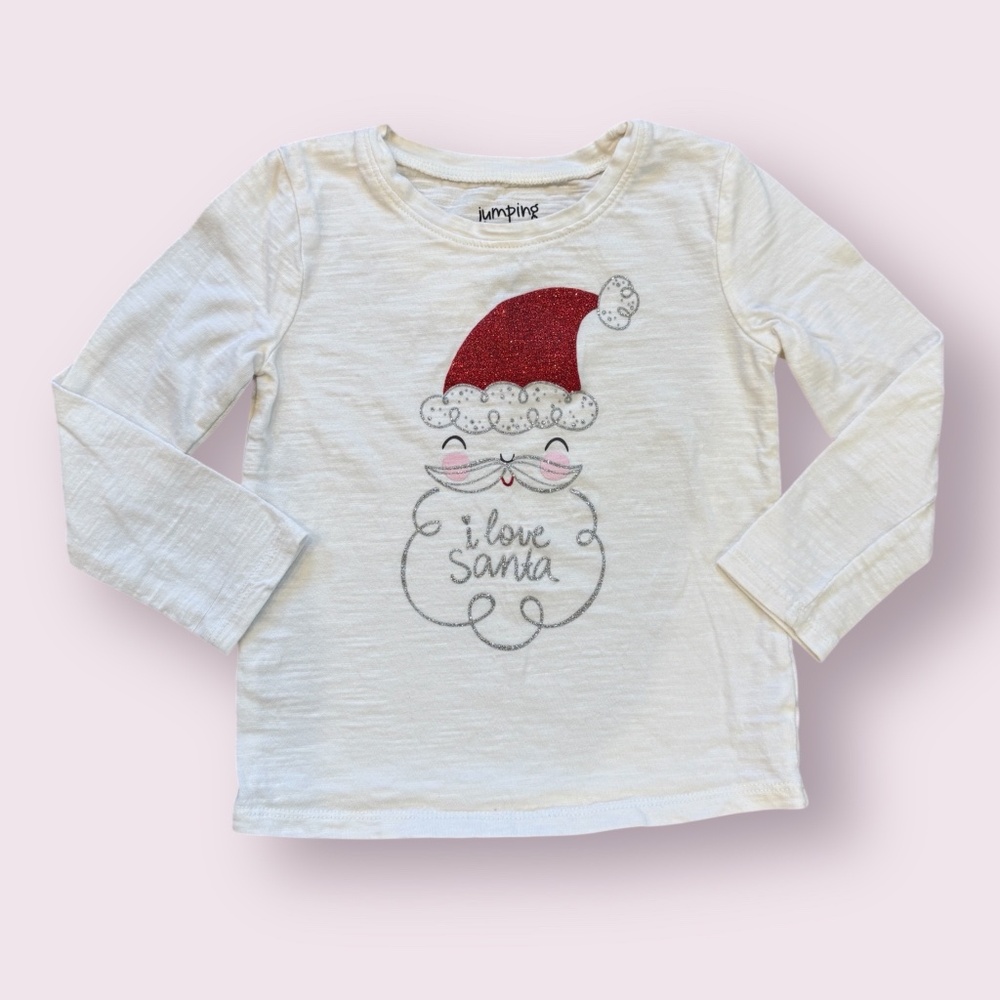 Jumping Beans Girls' Holiday Long Sleeve Tops | 2T - Picture 3 of 7